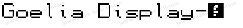 Goelia Display字体转换